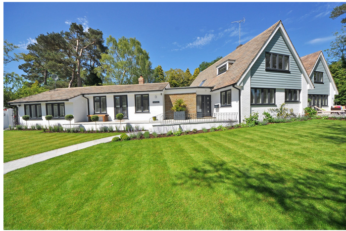 a home that has been attended to by landdscapers